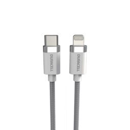 Duracell-USB9012W-USB-C-lightning-latauskaapeli-1m-valkoinen