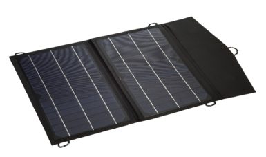 Kodak SP16 kannettava aurinkopaneeli levitettynä käyttöä varten