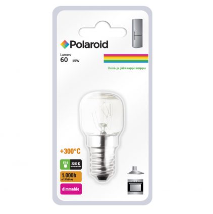 Polaroid uuni- ja jääkaappilamppu T22 15W E14